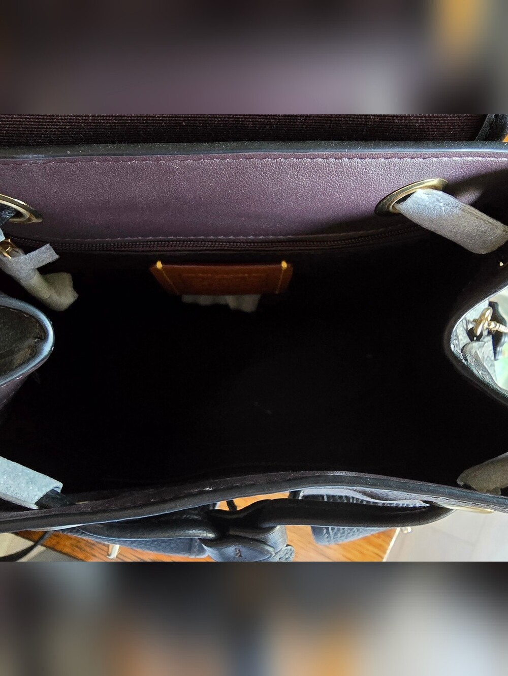 Coach Signature Brown Mini Hadley Mini Backback/Purse - Picture 8 of 10